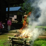 七夕のお焚き上げ