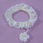 ゆれる小花のシュシュ・ホワイト