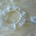 ゆれる小花のシュシュ・ホワイト