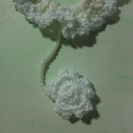 ゆれる小花のシュシュ・ホワイト