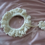 ゆれる小花のシュシュ・オーガニック