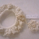 ゆれる小花のシュシュ・オーガニック