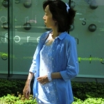 蝶と小花のホワイトブレスレット