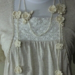 蝶と小花のオーガニックラリエット