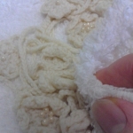 蝶と小花のオーガニックラリエット