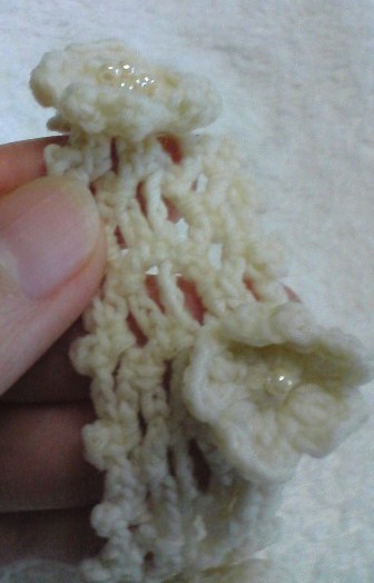 蝶と小花のオーガニックブレスレット