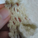 蝶と小花のオーガニックブレスレット