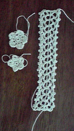 蝶と小花のオーガニックブレスレット