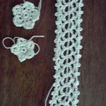 蝶と小花のオーガニックブレスレット