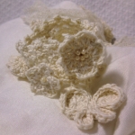 蝶と小花のオーガニックブレスレット