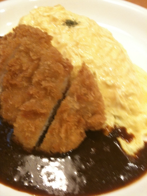 とんかつおむれつ