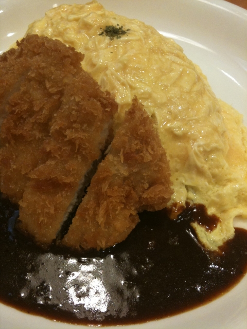 とんかつおむれつ