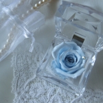 大切な人へのプレゼント　ローズボックス　　ブルー