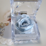 大切な人へのプレゼント　ローズボックス　　ブルー