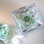 大切な人へのプレゼント　ローズボックス　　　ミントグリーン