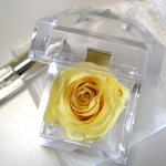大切な人へのプレゼント　ローズボックス　　　イエロー