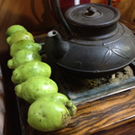 黒柿の火鉢と花梨