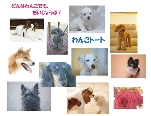 世界でひとつ！わんこトート